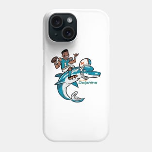 Riding dolphins Phone Case