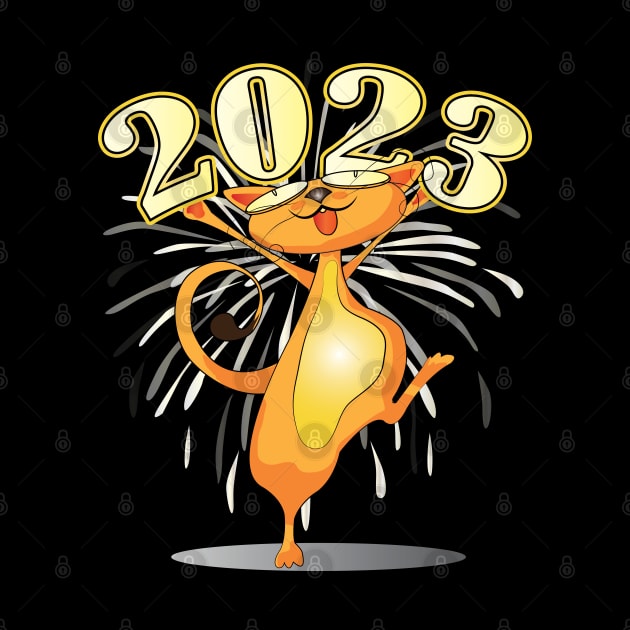 Happy New Year Cats 2023 by ArticArtac