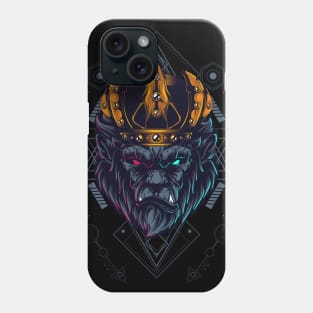 The King Of Gorilla Phone Case