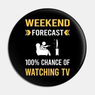 Weekend Forecast Watching TV Pin