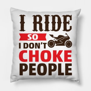 Motorcycle Quote Pillow