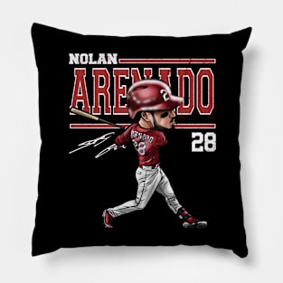 Nolan Arenado St. Louis Cartoon Pillow