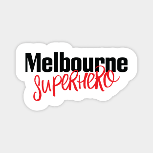 Melbourne Superhero Magnet