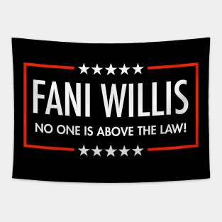 Fani Willis - No One is Above the Law (black) Tapestry