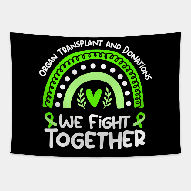 We Fight Together _ Organ Transplant and Donation Awareness Tapestry by LEGO