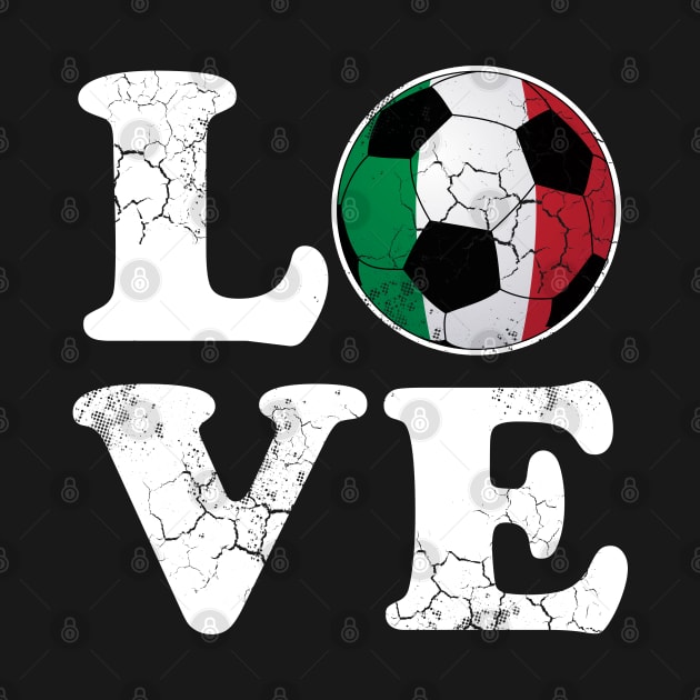 Italian Love Soccer Football Italia Flag Italy by E