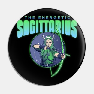 The Energetic Sagittarius Pin