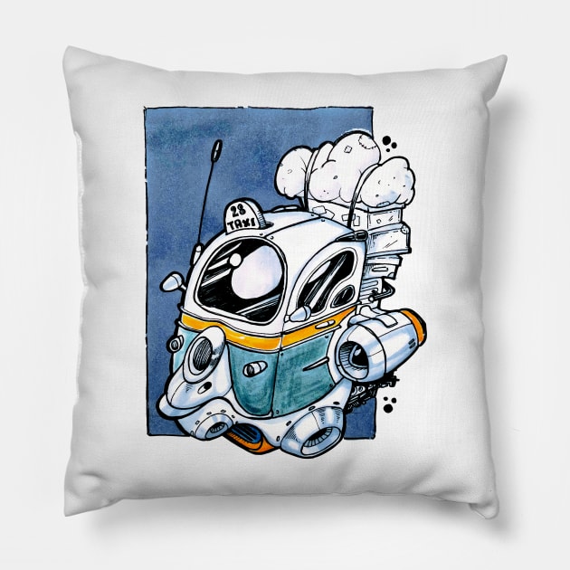 My Ride Pillow by INKSPACE