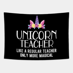 Unicorn Teacher Tapestry