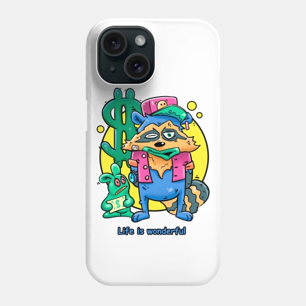 Life is wonderful Phone Case by vanpaul54