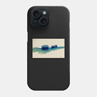 Blue Trees Phone Case