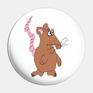 rod the rat Pin