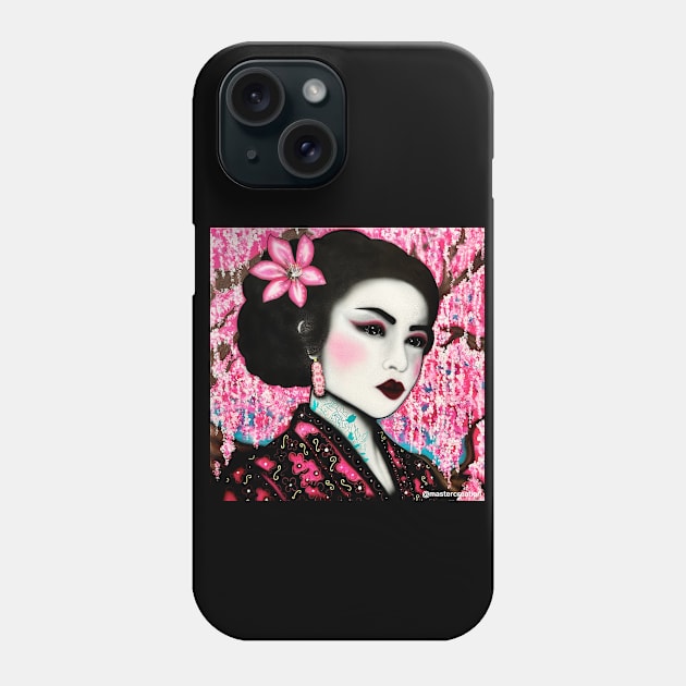 Forbidden Geisha Phone Case by Mastercreation