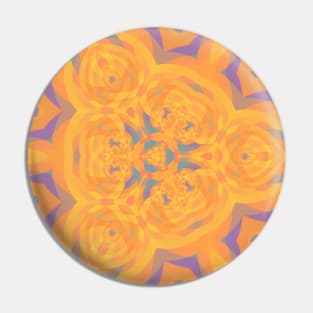 Kaleidoscope of Cute Bright Colors Pin