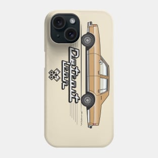 Detroit Iron Gold Phone Case