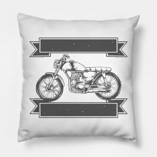 Classic Motorcycle Pillow