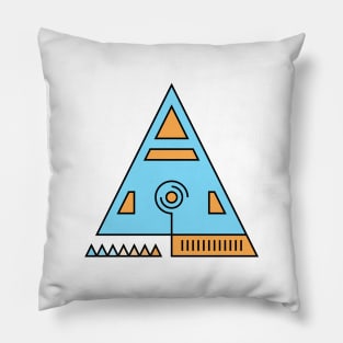 Sacred Geometry or a Pyramid (Version 2) Pillow