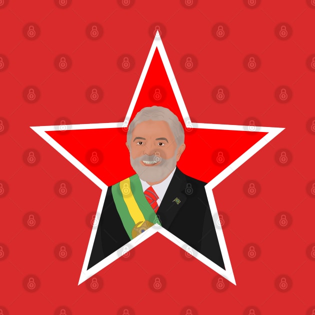 Lula Red Star by DiegoCarvalho