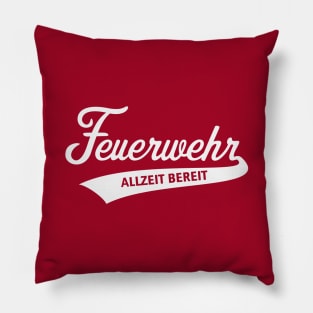 Feuerwehr – Allzeit Bereit (Feuerwehrmann / White) Pillow