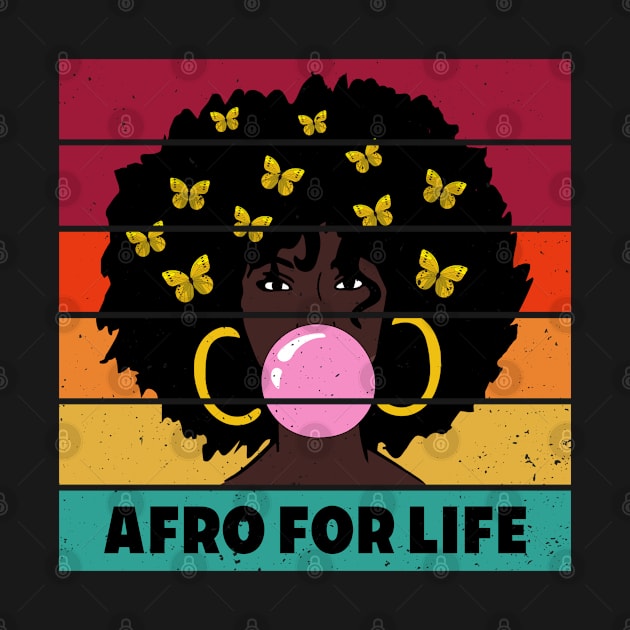 Funny Black History Month African American Pride, Black Girl Melanin Afro Women Retro by 96cazador