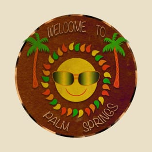 Welcome To Palm Springs Tiki Style T-Shirt