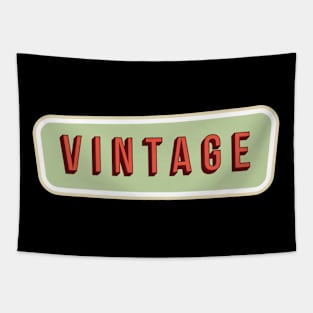 Vintage Text | Vintage Designs Tapestry