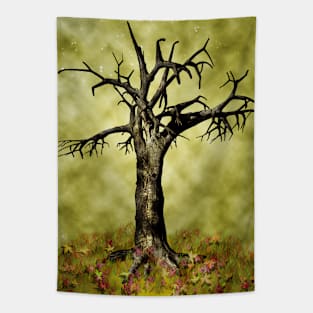 Leafless maple tree Tapestry