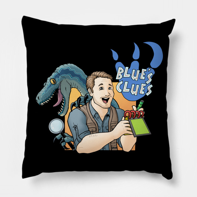 Blue S Clues Jurassic World Jurassic Park Pillow Teepublic Au