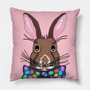 Chocolate Easter Bunny Pillow