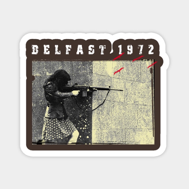 Belfast 1972 Magnet by MadToys