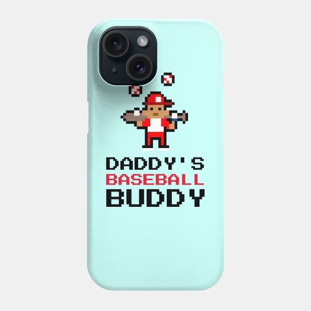 Daddy's Baseball Buddy | Cute Baseball Kid Phone Case by KidsKingdom