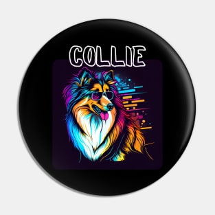 Graffiti Style - Cool Collie 1 Pin