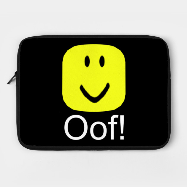 Roblox Oof Noob Head Meme Roblox Laptop Sleeve Teepublic Uk - roblox oof noob head meme