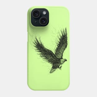 Flying Eagle Doodle Phone Case