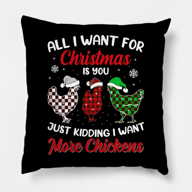 All I Want For Christmas Is Pillow by MZeeDesigns