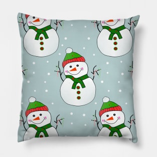 CUTE Snowman Pattern Pillow