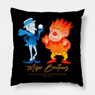 Miser Brothers Golden 70s Pillow