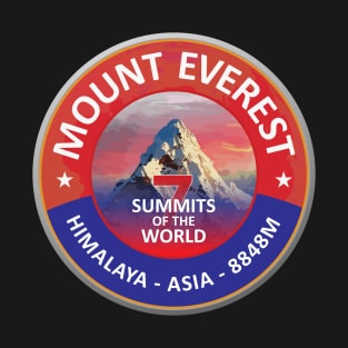 Mt Everest 7 summits collection T-Shirt