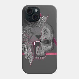 Lion and Skull Phone Case