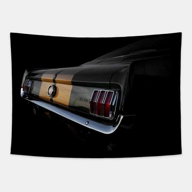 1966 Ford Mustang GT350 - black Tapestry by mal_photography