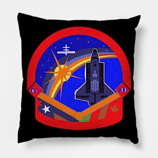 Black Panther Art - NASA Space Badge 62 Pillow