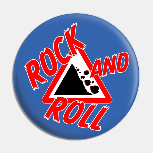 Rock and Roll  Falling rock road sign Pin by MultistorieDog