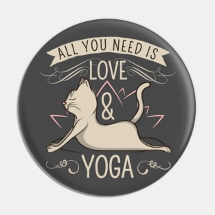 All you need is Yoga and Love Pin