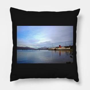 The Maid of the Loch on Loch Lomond Pillow