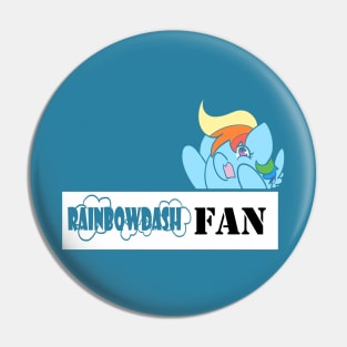 Rainbow Dash Fan Badge Pin
