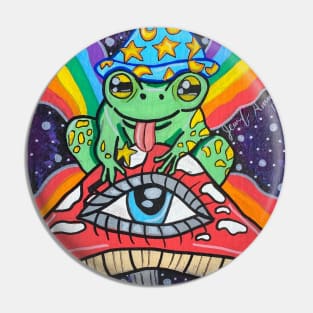 Frog Wizard Pin