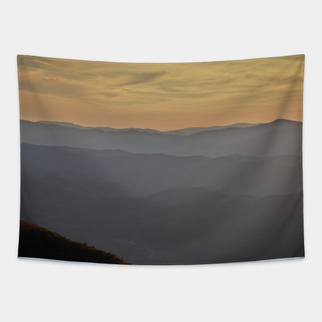 Magical Blue Ridge Mountains Tapestry by A Thousand Words Photography