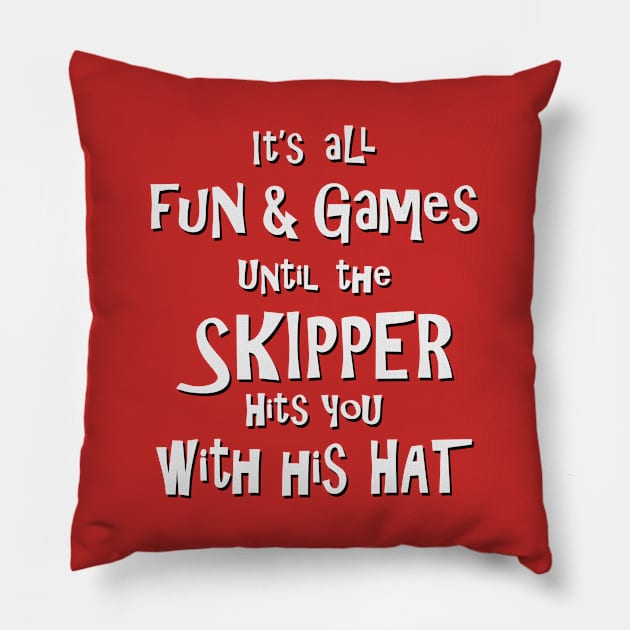 Gilligan Fun & Games Pillow by GloopTrekker