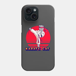 Karate cat Phone Case