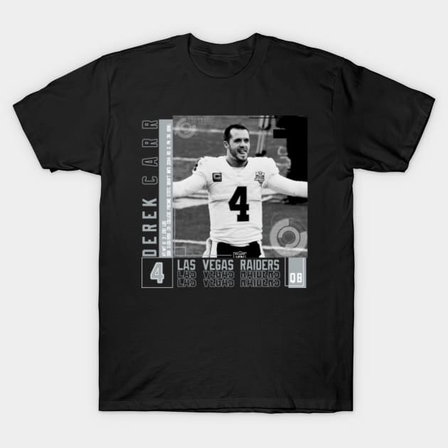 Rinkha Derek Carr Football Edit Tapestries Raiders T-Shirt